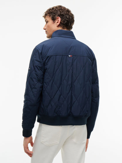 Tommy Hilfiger Packable Quilted Harrington navy, back view