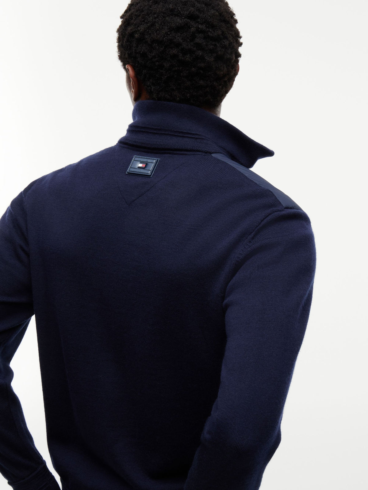 Tommy Hilfiger New York Label Wool Blend Jacket - Navy MW0MW44841_DW5_alternate3_ay