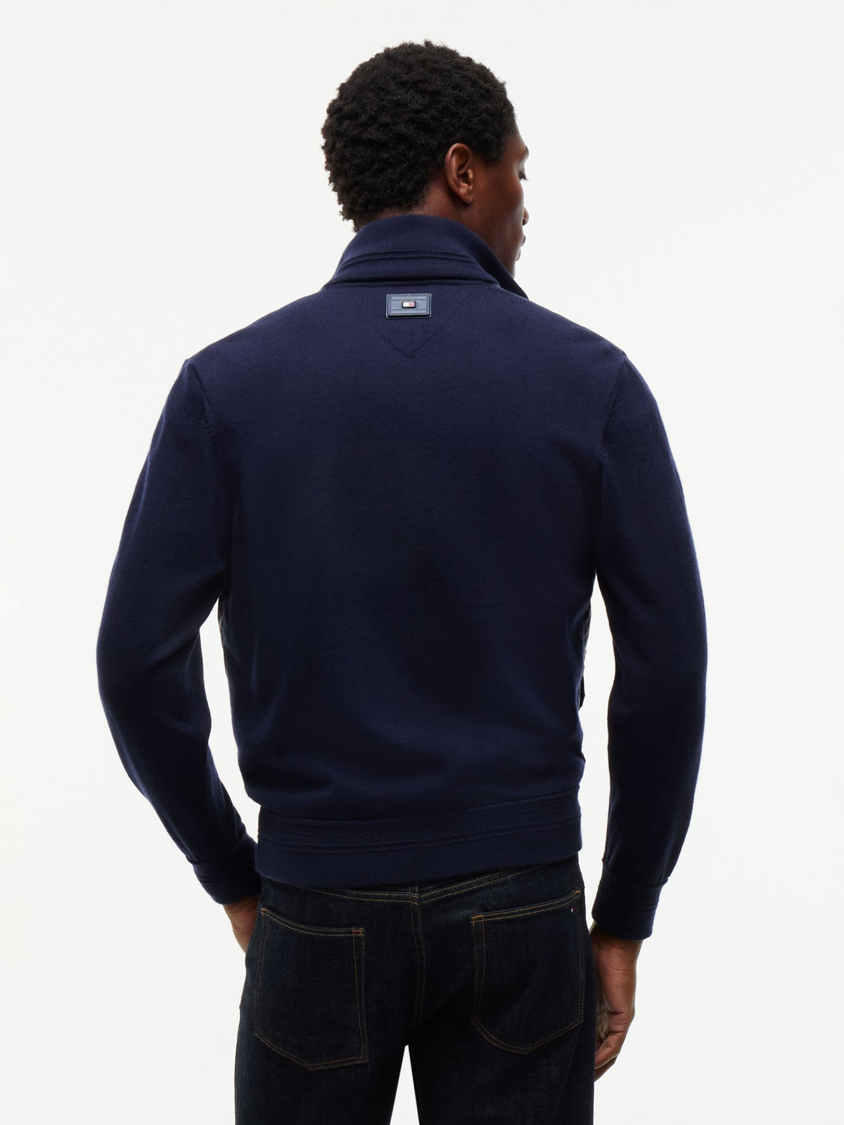 Tommy Hilfiger New York Label Wool Blend Jacket - Navy MW0MW44841_DW5_alternate6_ay