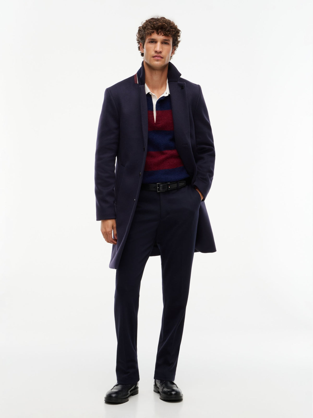 Tommy Hilfiger New York Label Knit Straight Trousers - Navy MW0MW44869_DW5_alternate2_ay