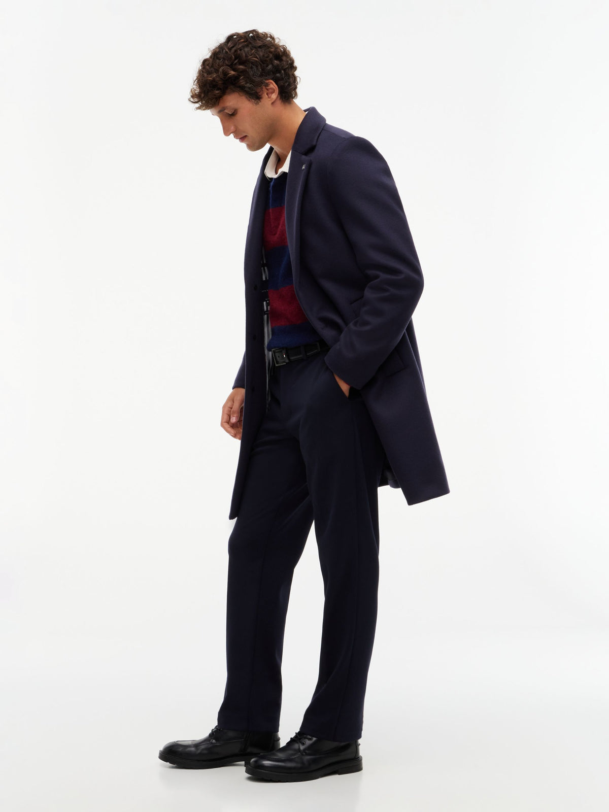 Tommy Hilfiger New York Label Knit Straight Trousers - Navy MW0MW44869_DW5_alternate3_ay
