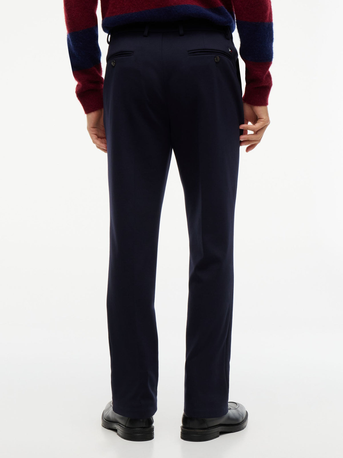 Tommy Hilfiger New York Label Knit Straight Trousers - Navy MW0MW44869_DW5_alternate4_ay