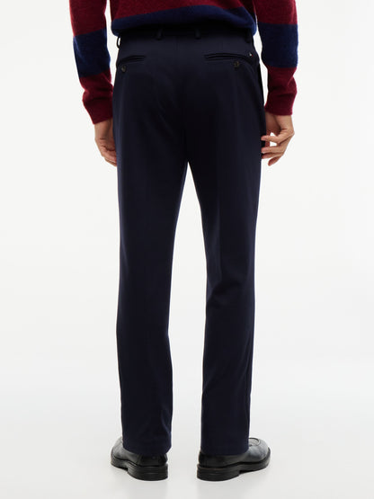 Tommy Hilfiger New York Label Knit Straight Trousers - Navy MW0MW44869_DW5_alternate4_ay