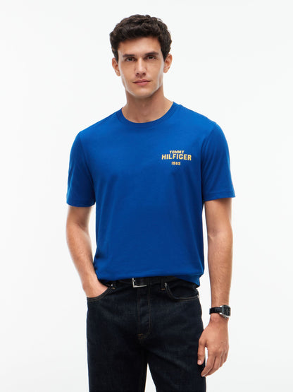 Tommy Hilfiger 1985 Graphic T-Shirt - Opulent Blue MW0MW44878_C5I_alternate1_ay