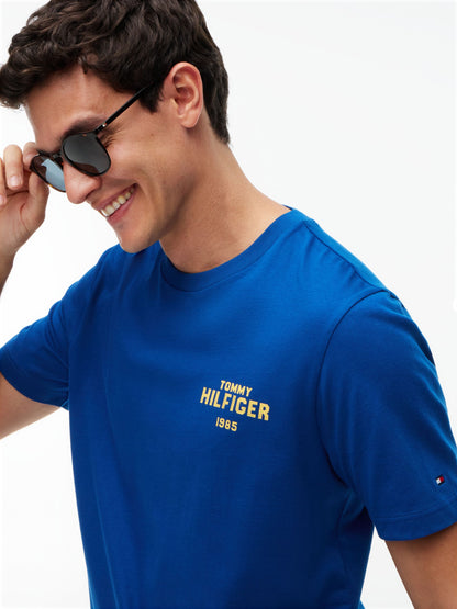 Tommy Hilfiger 1985 Graphic T-Shirt - Opulent Blue MW0MW44878_C5I_alternate3_ay