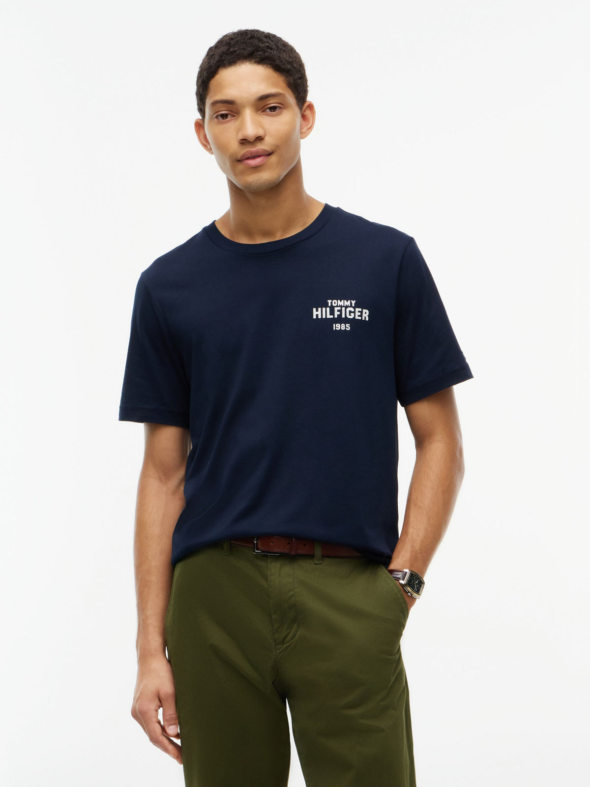 Tommy Hilfiger 1985 Graphic T-Shirt - Navy MW0MW44878_DW5_alternate1_ay