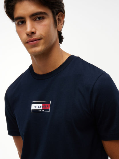 Tommy Hilfiger Brand Love Small Flag T-Shirt - Navy MW0MW44882_DW5_alternate3_ay