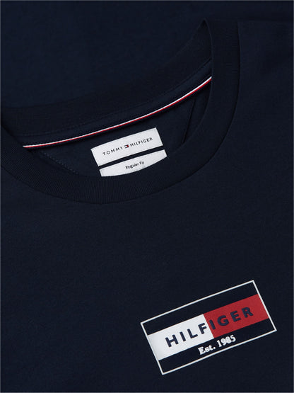 Tommy Hilfiger Brand Love Small Flag T-Shirt - Navy MW0MW44882_DW5_alternate5_ay