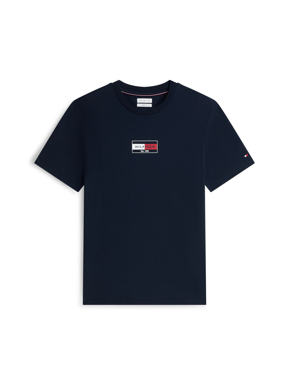 Tommy Hilfiger Brand Love Small Flag T-Shirt - Navy MW0MW44882_DW5_main_ay