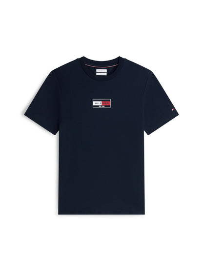 Tommy Hilfiger Brand Love Small Flag T-Shirt - Navy MW0MW44882_DW5_main_ay