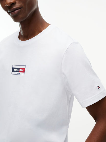 Tommy Hilfiger Brand Love Small Flag T-Shirt - White MW0MW44882_YBR_alternate3_ay