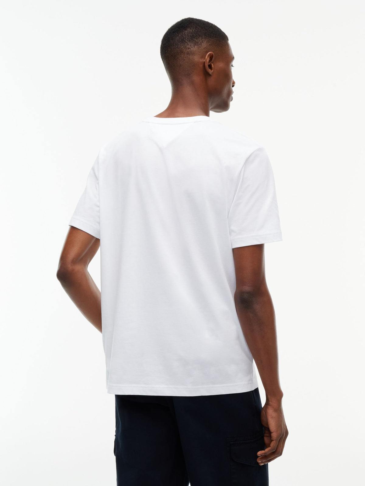Tommy Hilfiger Brand Love Small Flag T-Shirt - White MW0MW44882_YBR_alternate4_ay