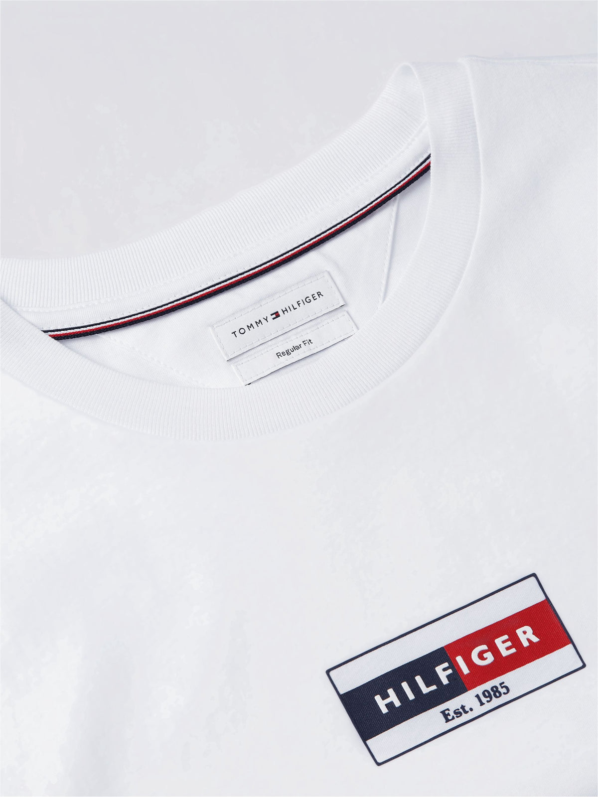 Tommy Hilfiger Brand Love Small Flag T-Shirt - White MW0MW44882_YBR_alternate5_ay