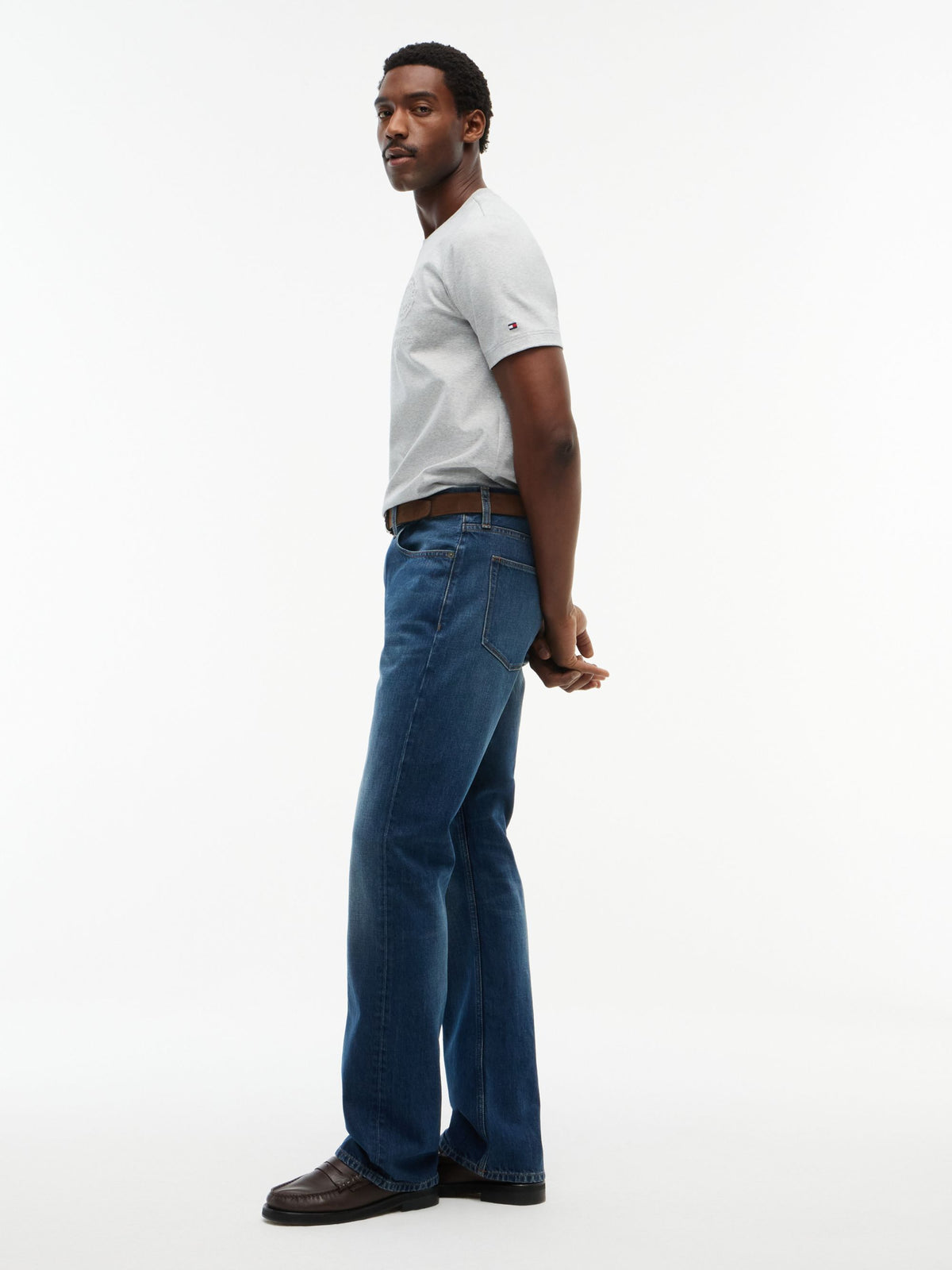 Tommy Hilfiger Warren Bootcut Jeans - Ron Indigo MW0MW44898_1BQ_alternate3_ay