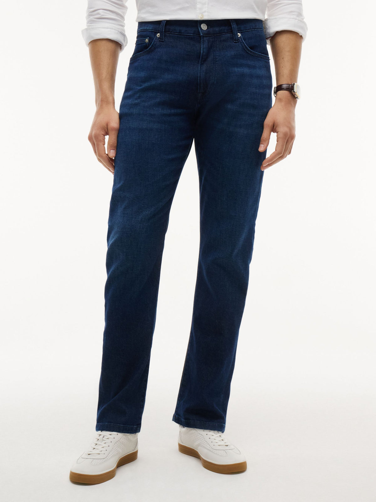 Tommy Hilfiger Denton Slim Straight Faded Jeans - Lux Stones Blue MW0MW44915_1BA_alternate1_ay