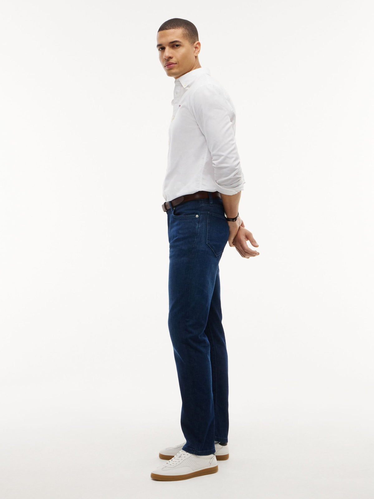 Tommy Hilfiger Denton Slim Straight Faded Jeans - Lux Stones Blue MW0MW44915_1BA_alternate3_ay