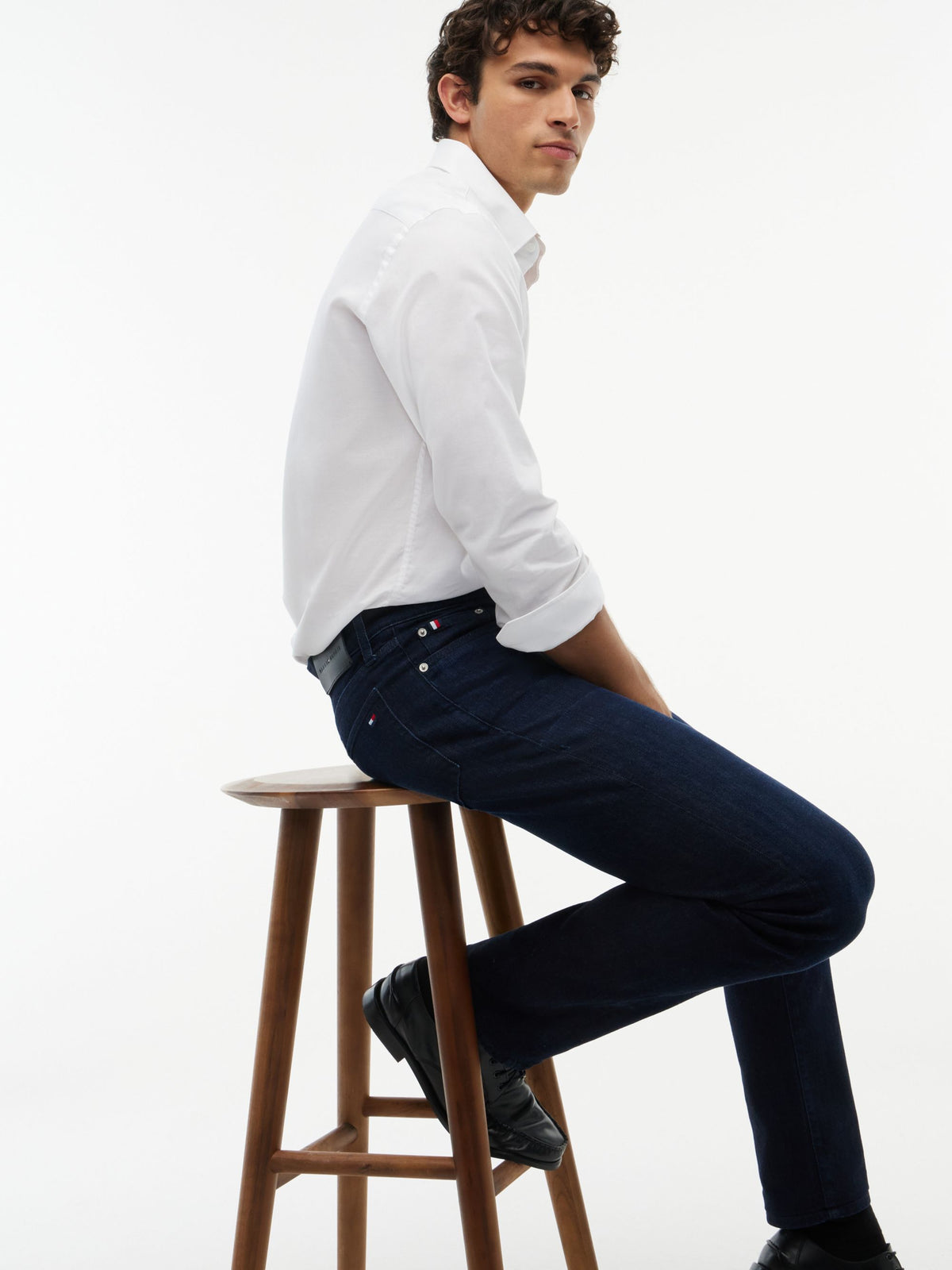 Tommy Hilfiger Denton Slim Straight Jeans - Richard Blue MW0MW44924_1BM_alternate6_ay