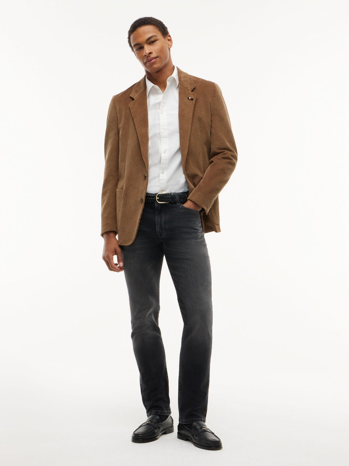 Tommy Hilfiger Denton Slim Straight Faded Jeans - Watts Dark Grey MW0MW44926_1B2_alternate2_ay