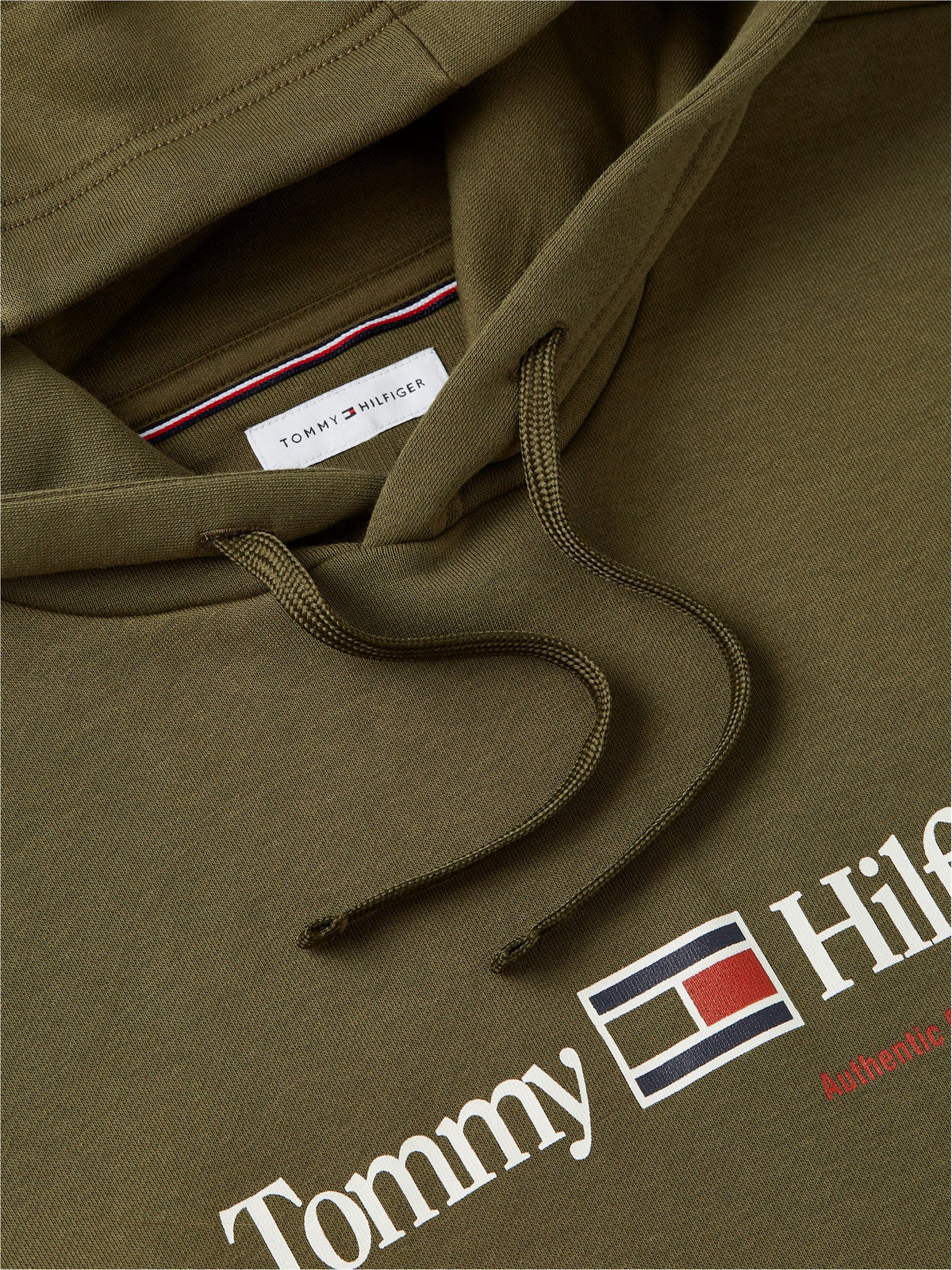 Tommy Hilfiger RWB Graphic Fleece Hoodie - Huntsman Green MW0MW44935_MT1_alternate5_ay