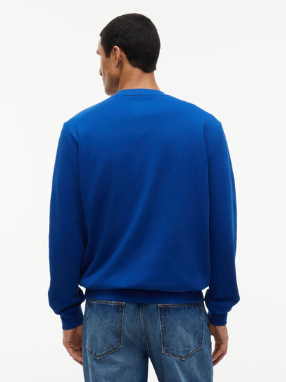 Tommy Hilfiger 1985 Terry Crew Sweatshirt - Opulent Blue MW0MW44938_C5I_alternate4_ay