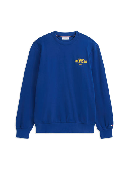 Tommy Hilfiger 1985 Terry Crew Sweatshirt - Opulent Blue MW0MW44938_C5I_main_ay