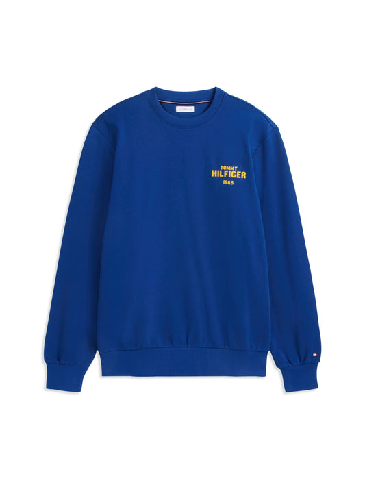 Tommy Hilfiger 1985 Terry Crew Sweatshirt - Opulent Blue MW0MW44938_C5I_main_ay