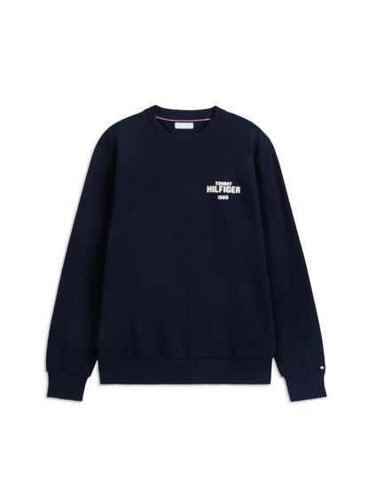 Tommy Hilfiger 1985 Terry Crew Sweatshirt - Navy MW0MW44938_DW5_main_ay