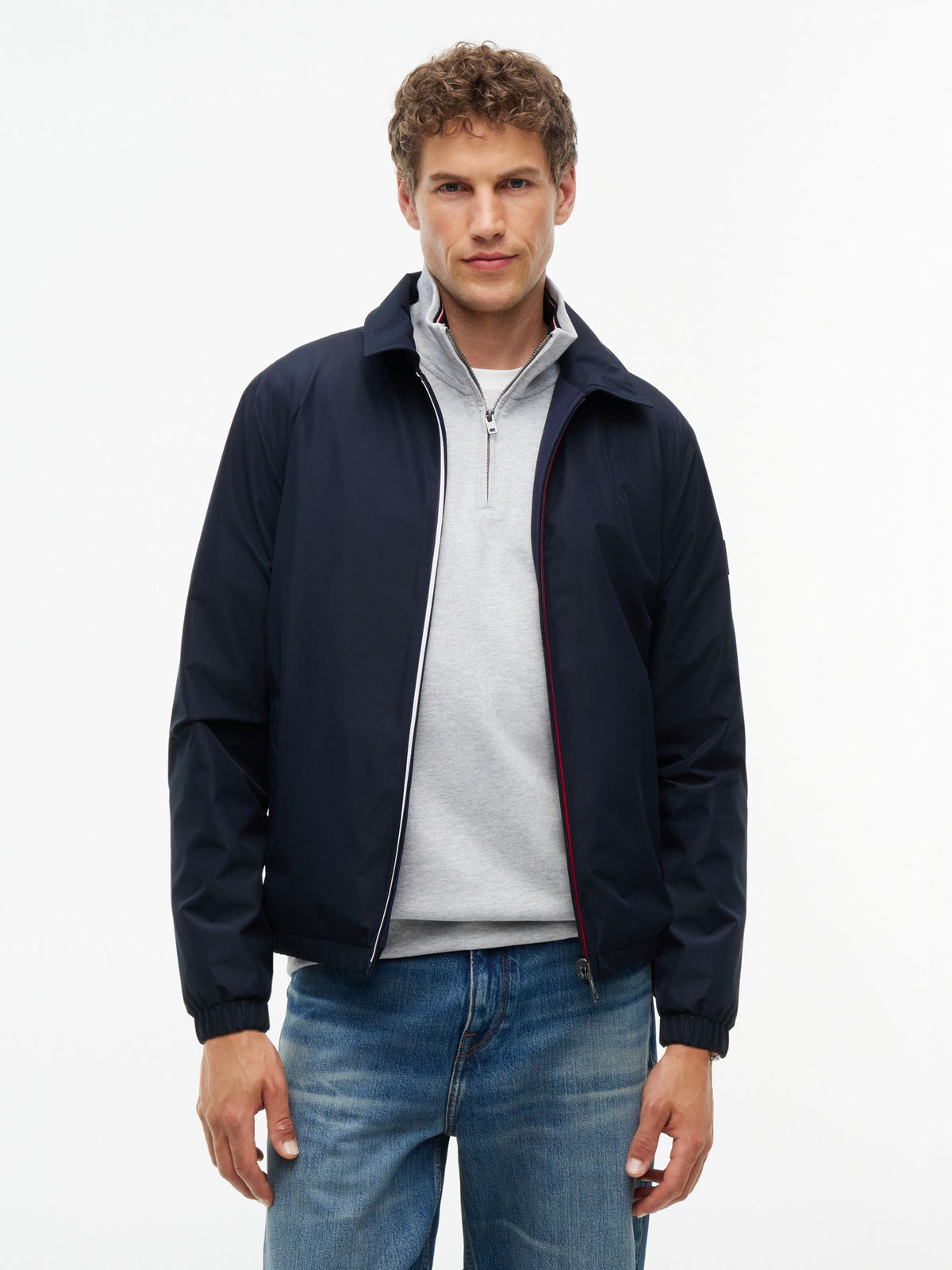 Tommy Hilfiger Intechno Knit Reversible Zip-Thru Jacket - Navy MW0MW44947_DW5_alternate3_ay