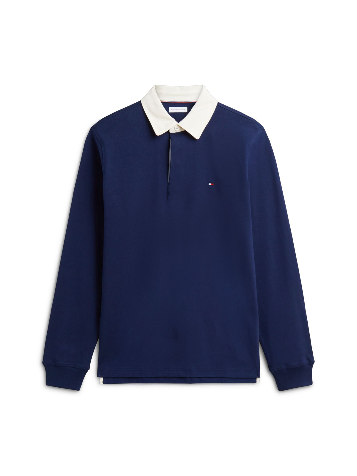 Tommy Hilfiger Essential Rugby Shirt - Carbon Navy MW0MW44969_DCC_main_ay