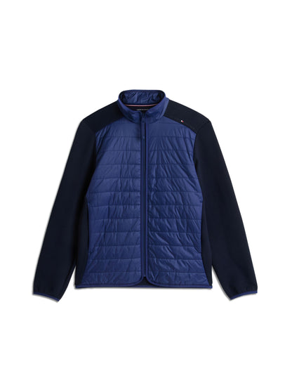 Tommy Hilfiger Mixed Media Colour Block Jacket - Carbon Navy MW0MW45020_DCC_main_ay