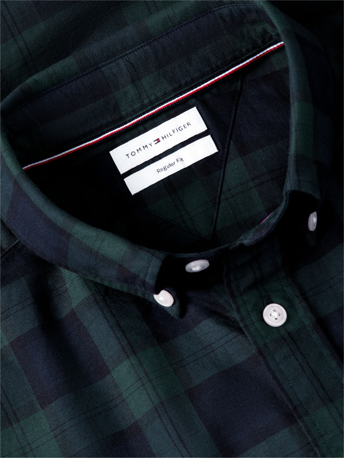 Tommy Hilfiger Oxford Heritage Plaid Shirt - Black MW0MW45312_0MD_alternate5_ay