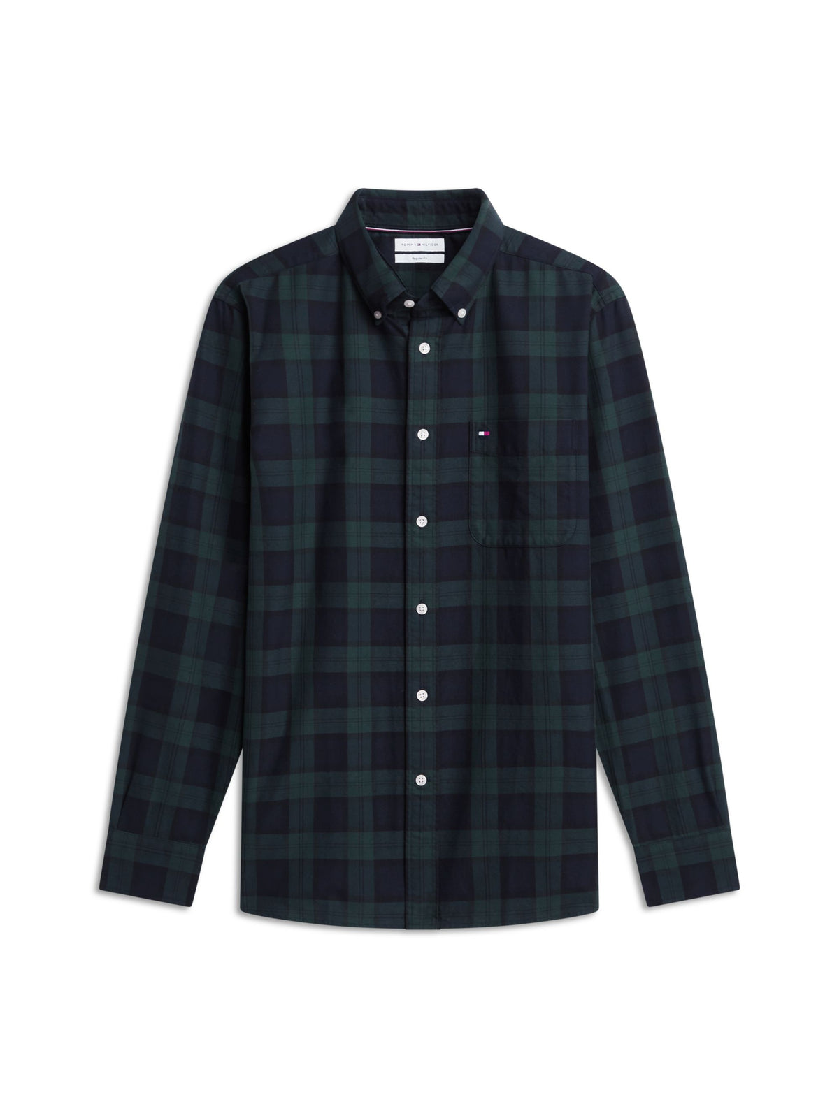 Tommy Hilfiger Oxford Heritage Plaid Shirt - Black MW0MW45312_0MD_main_ay