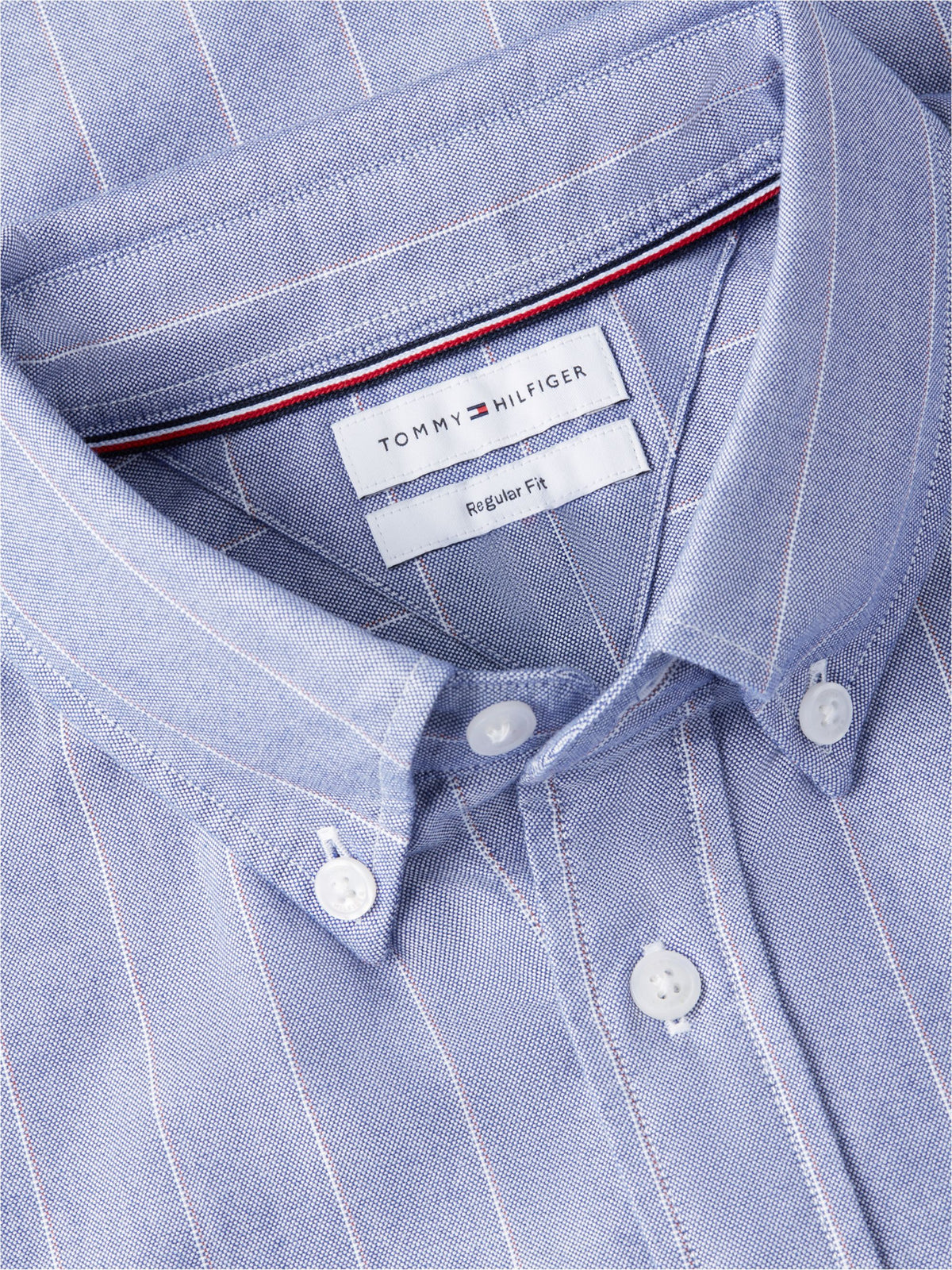 Tommy Hilfiger Heritage Oxford Pinstripe Shirt - Navy Voyage MW0MW45318_0A5_alternate5_ay