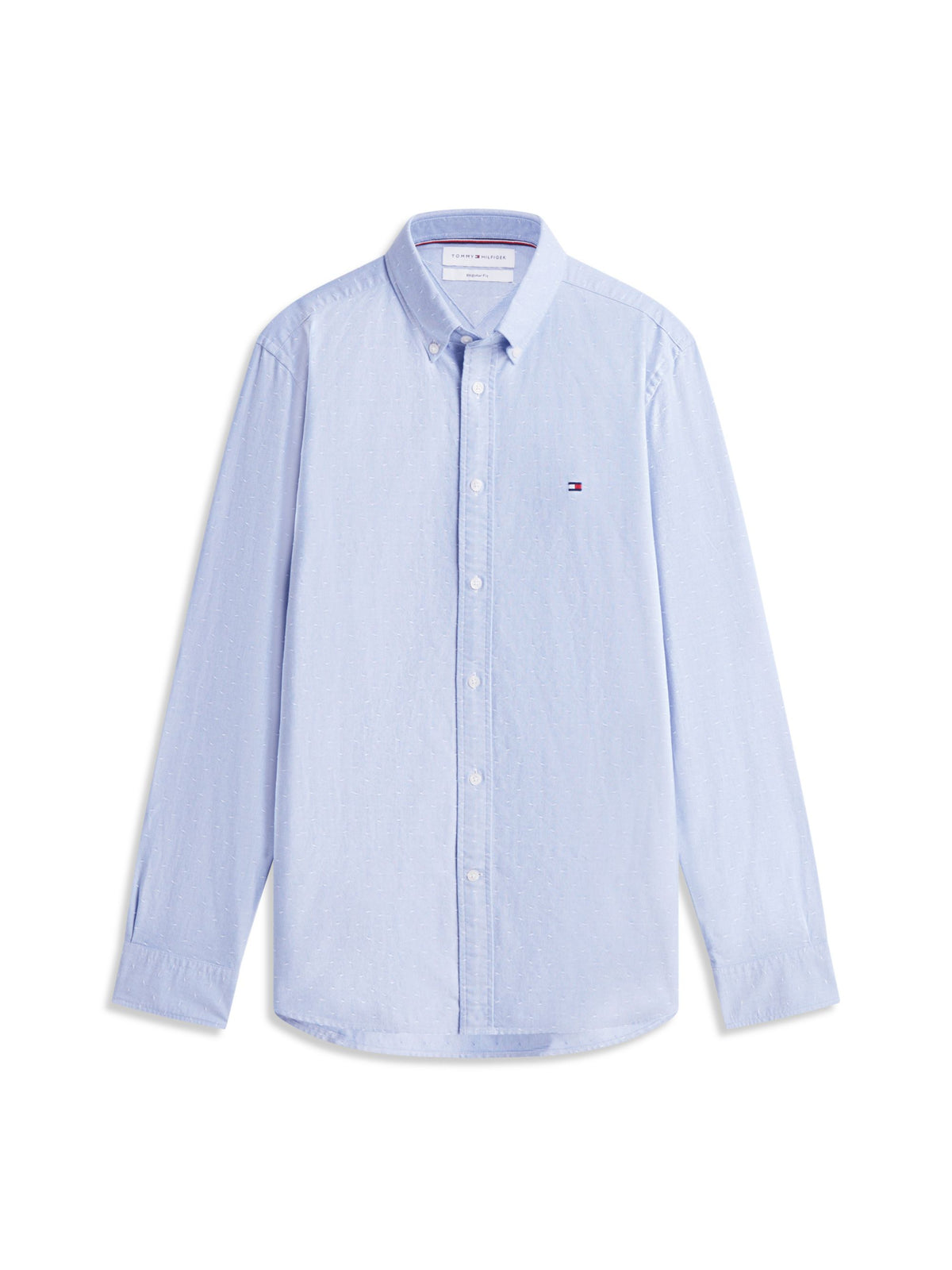 Tommy Hilfiger Oxford Dobby Regular Fit Shirt - Shirt Blue MW0MW45320_0GY_main_ay