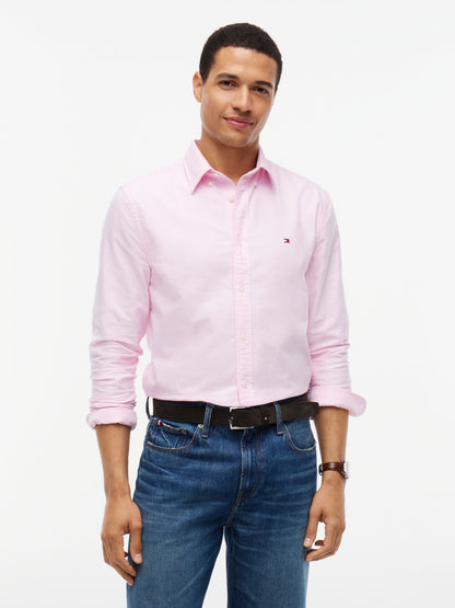 Tommy Hilfiger Oxford Dobby Regular Fit Shirt - Rose Petal MW0MW45320_0JV_alternate1_ay