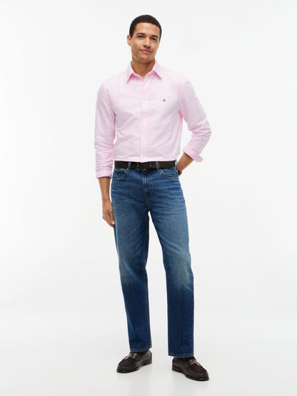 Tommy Hilfiger Oxford Dobby Regular Fit Shirt - Rose Petal MW0MW45320_0JV_alternate2_ay