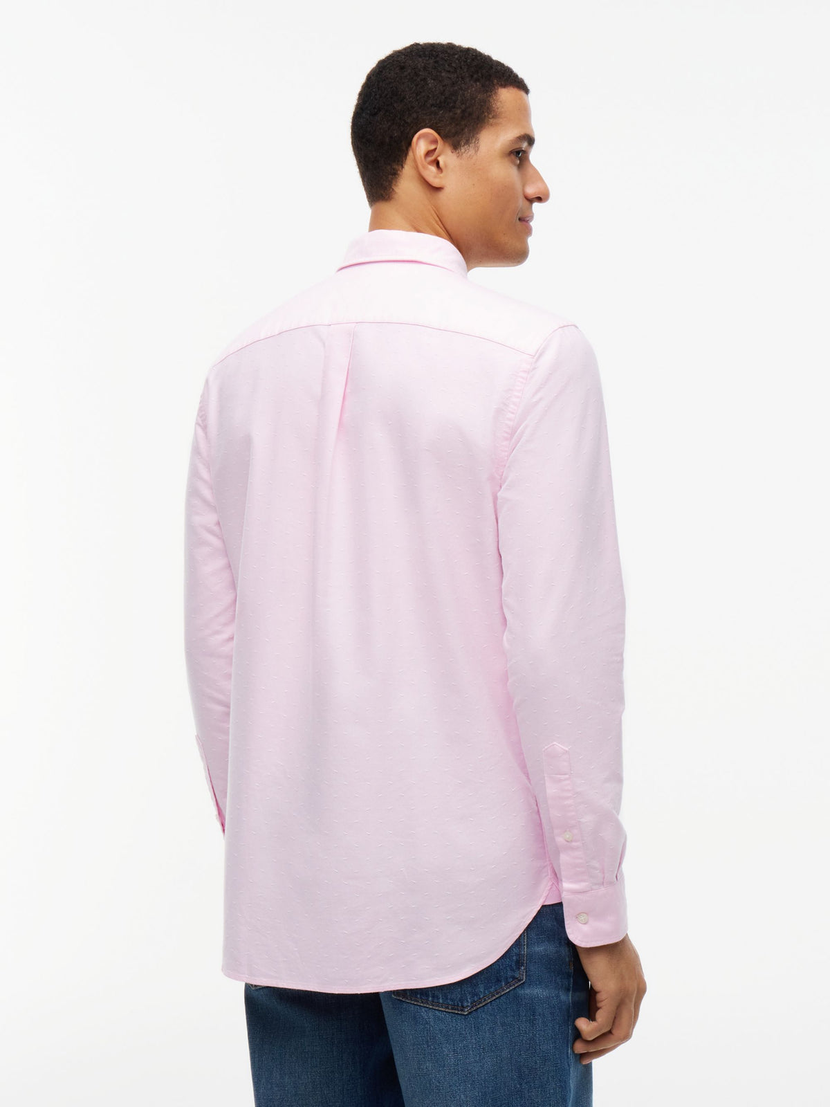 Tommy Hilfiger Oxford Dobby Regular Fit Shirt - Rose Petal MW0MW45320_0JV_alternate4_ay