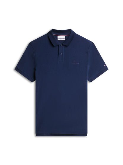 Tommy Hilfiger Graphic Pique Polo - Carbon Navy MW0MW45427_DCC_main_ay