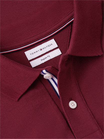 Tommy Hilfiger Graphic Pique Polo - Burgundy MW0MW45427_VLP_alternate5_ay