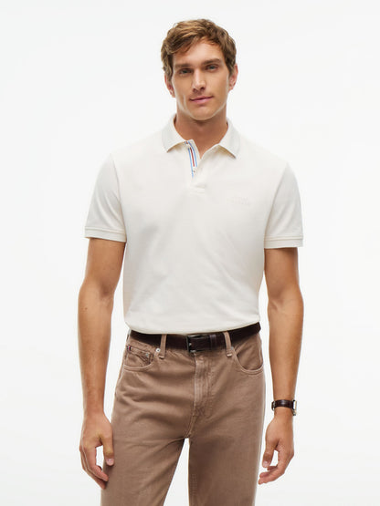 Tommy Hilfiger Graphic Pique Polo - Ivory Petal MW0MW45427_Z00_alternate1_ay