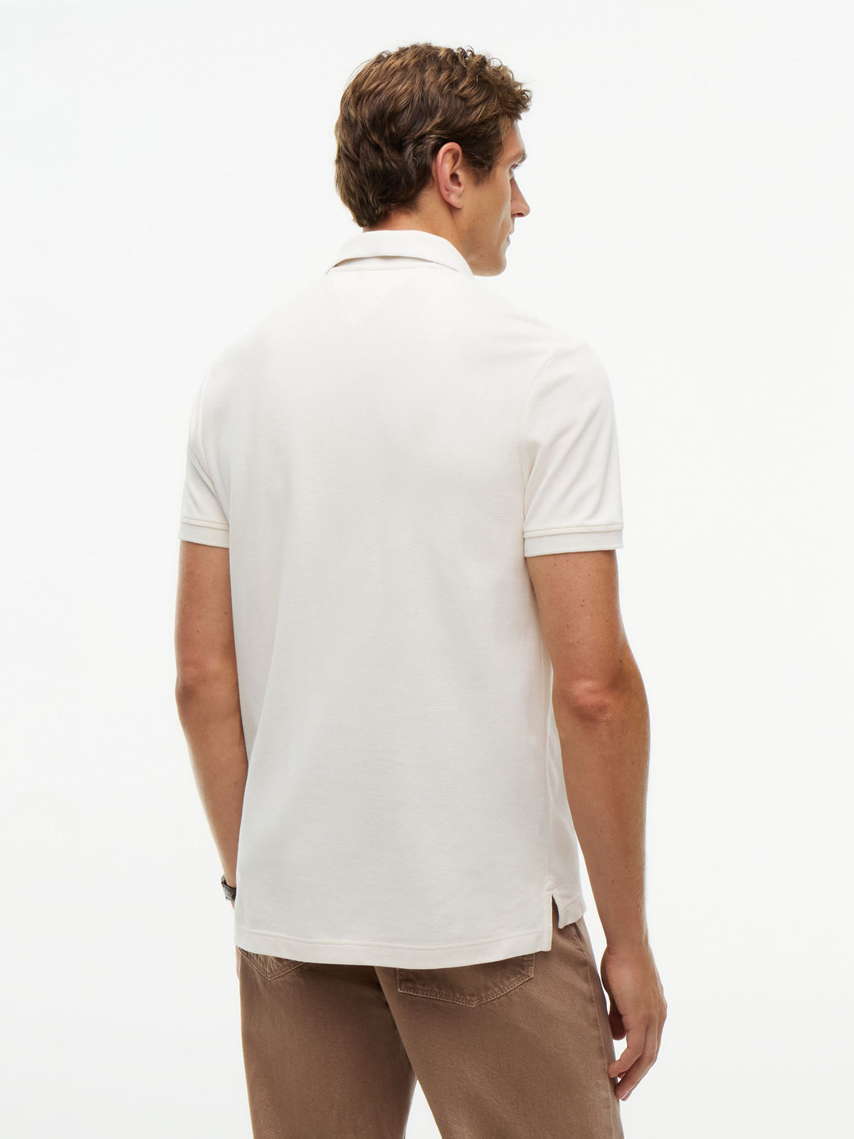 Tommy Hilfiger Graphic Pique Polo - Ivory Petal MW0MW45427_Z00_alternate4_ay