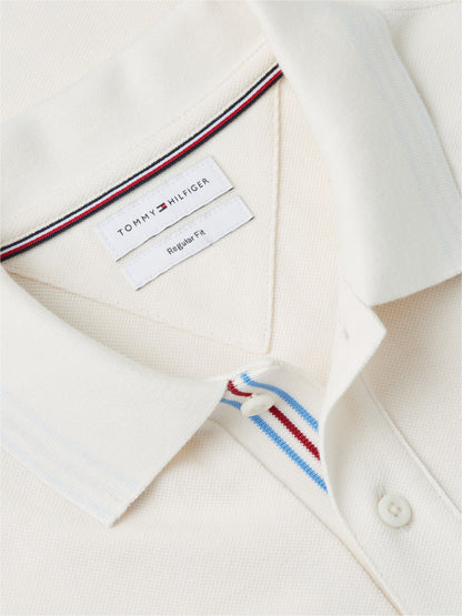 Tommy Hilfiger Graphic Pique Polo - Ivory Petal MW0MW45427_Z00_alternate5_ay