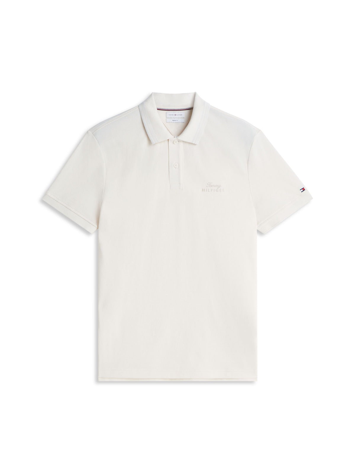Tommy Hilfiger Graphic Pique Polo - Ivory Petal MW0MW45427_Z00_main_ay