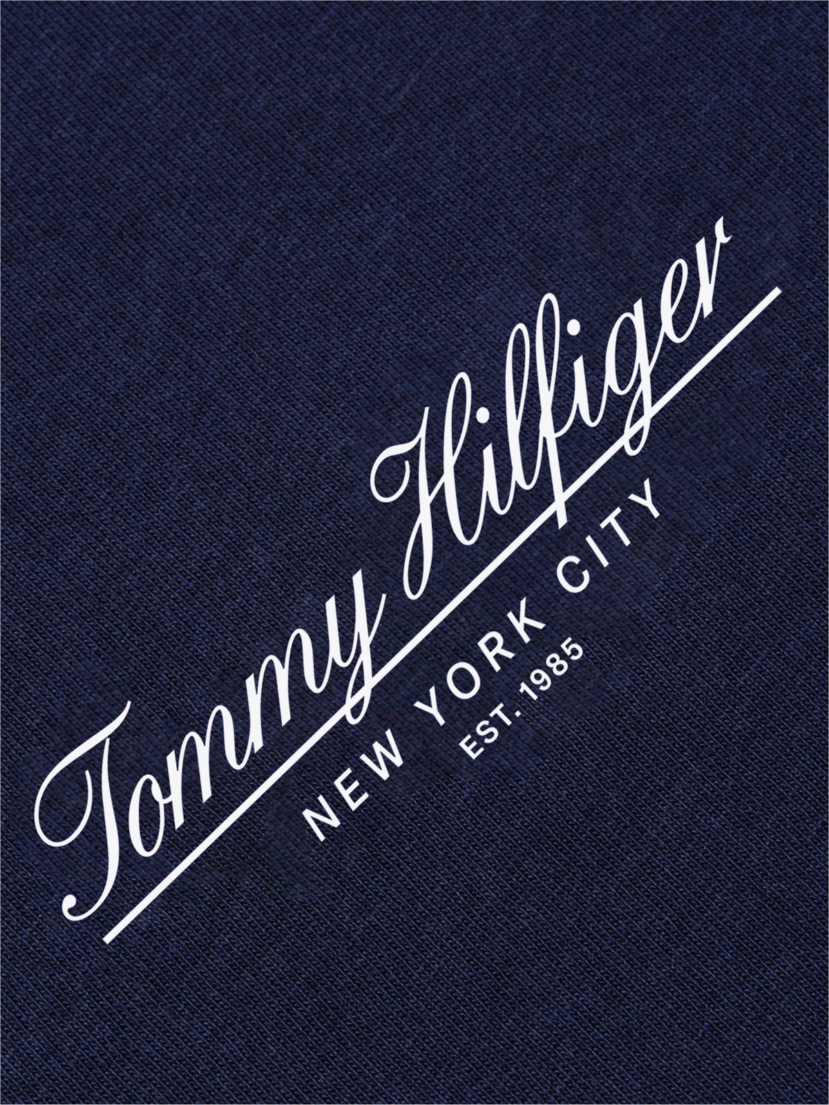 Tommy Hilfiger Brand Love Small Script T-Shirt - Navy MW0MW45442_DW5_alternate5_ay