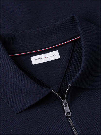 Tommy Hilfiger Essential Terry Zip Rugby - Navy MW0MW45469_DW5_alternate5_ay