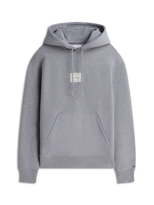 Tommy Hilfiger Seasonal Graphic Badge Hoodie - Medium Grey Heather MW0MW45480_P91_main_ay