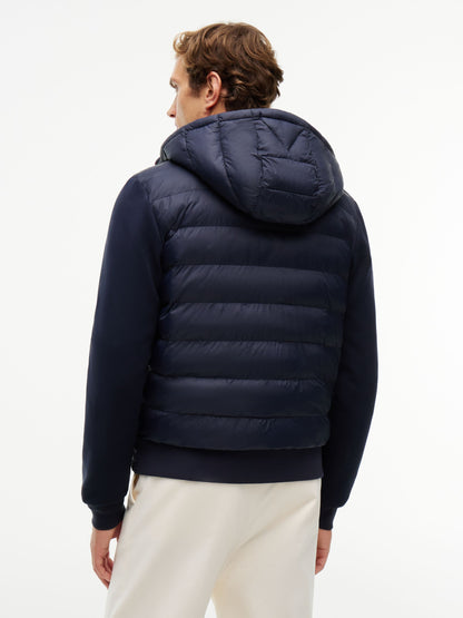 Tommy Hilfiger Essential RWB Mixed Media Hooded Jacket - Navy MW0MW45488_DW5_alternate4_ay