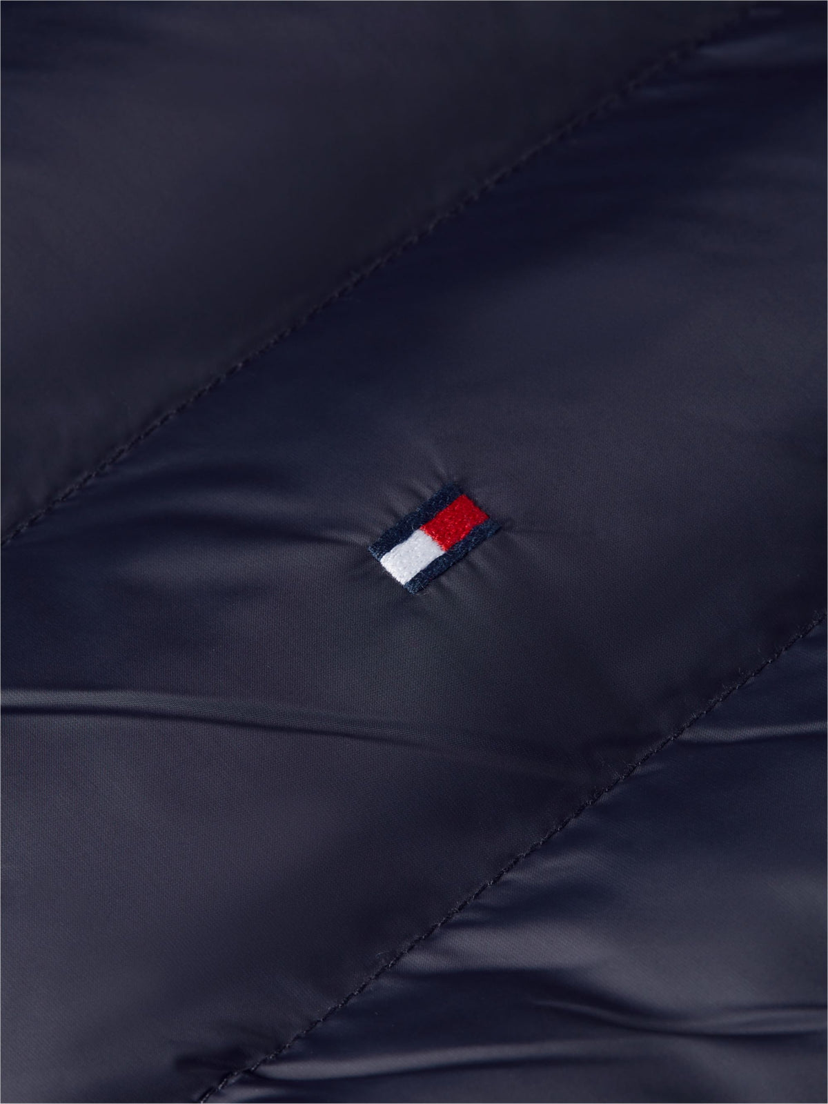 Tommy Hilfiger Essential RWB Mixed Media Hooded Jacket - Navy MW0MW45488_DW5_alternate5_ay