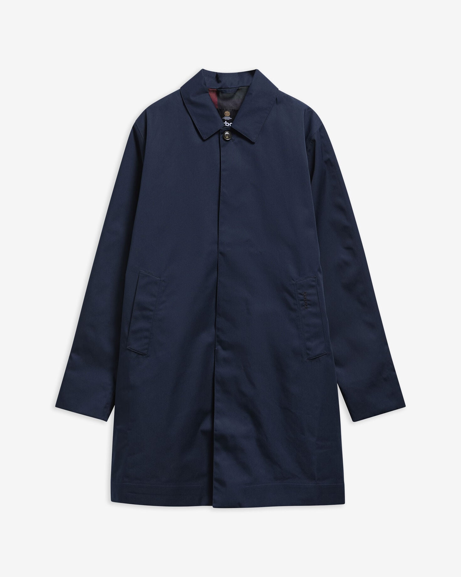 Barbour Lorden Waterproof Jacket Navy - flat