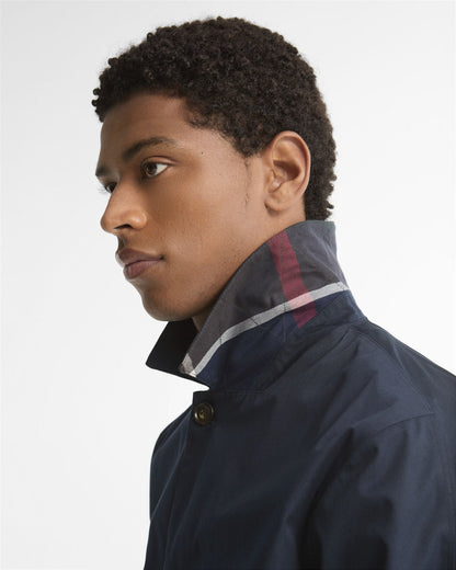 Barbour Lorden Waterproof Jacket Navy - detail